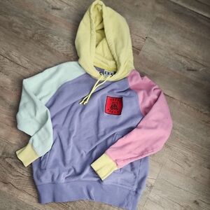Teddy Fresh Yellow and Purple Hoodie